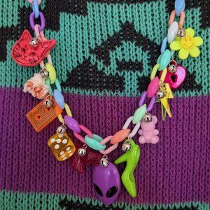 Charm Necklace: Totally Rad